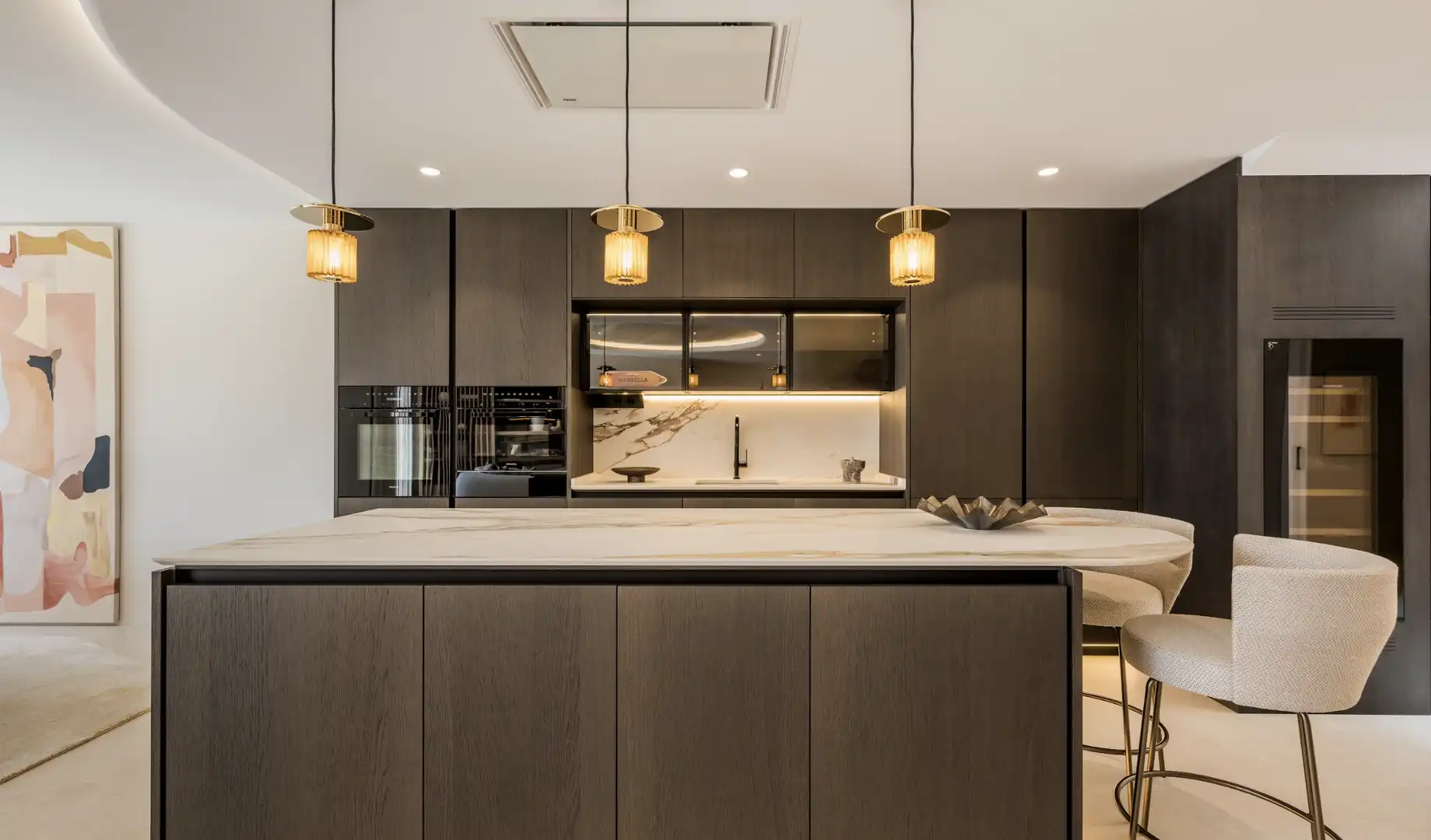 Cocina de Ático en venta en Marbella con Aire acondicionado, Calefacción y Terraza