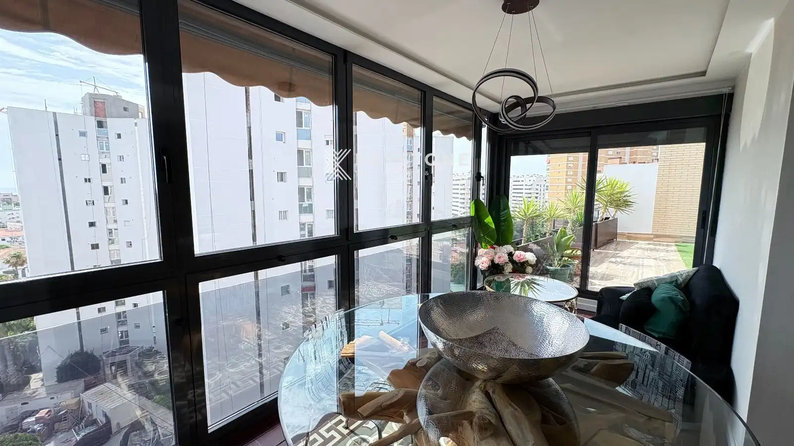 Terraza de Ático de alquiler en Alicante / Alacant con Aire acondicionado, Calefacción y Terraza