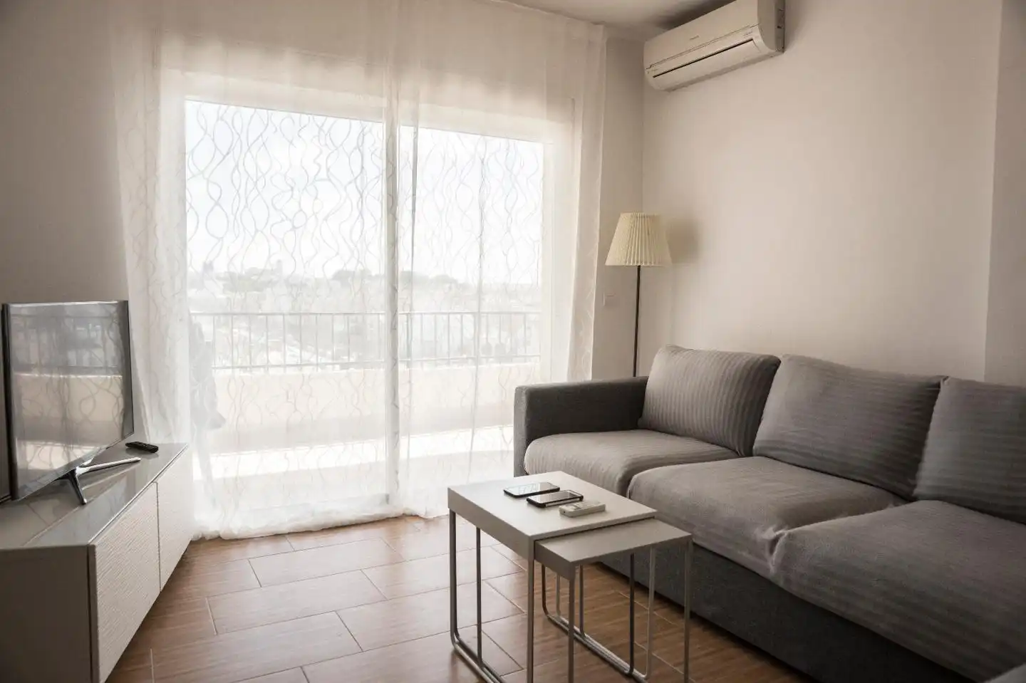 Sala de estar de Piso de alquiler en Sanlúcar de Barrameda con Aire acondicionado y Amueblado