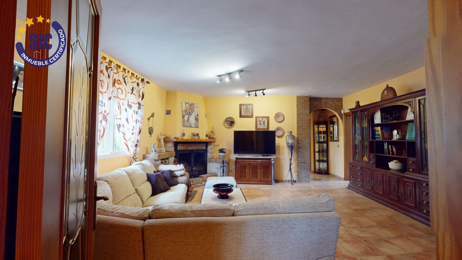 Living room of House or chalet for sale in Enguera  with Heating, Private garden and Terrace