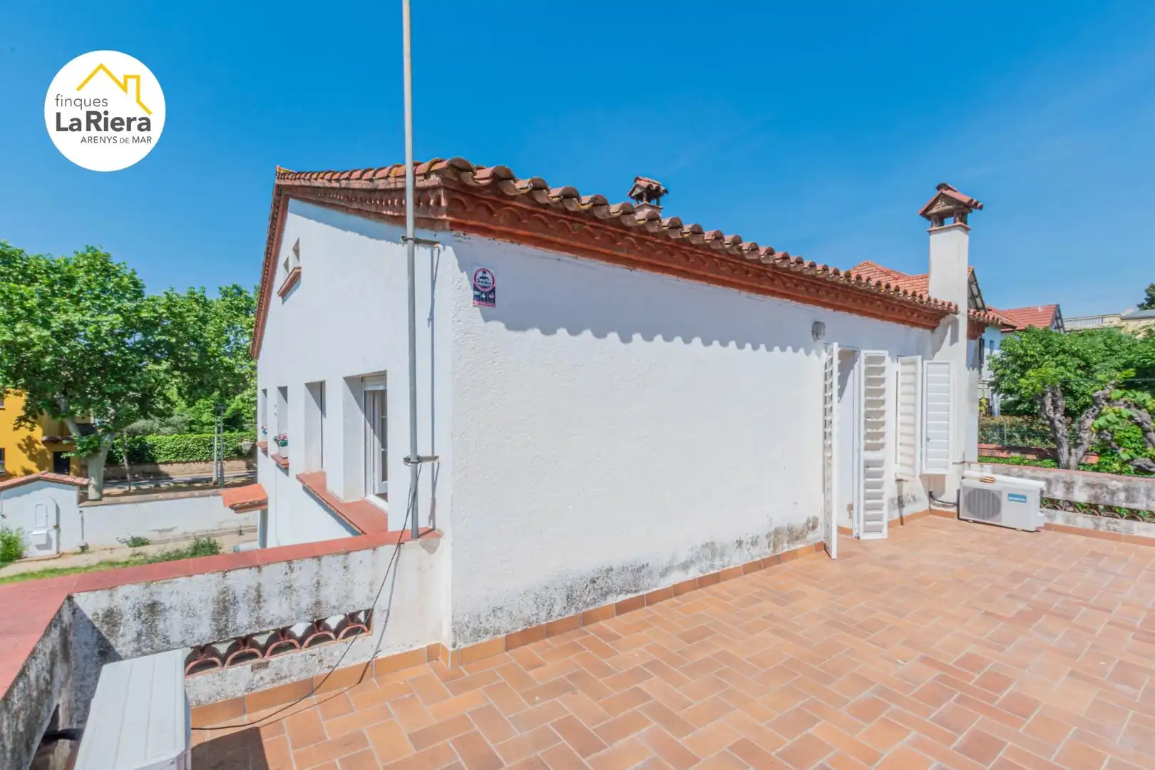 Vista exterior de Casa o xalet en venda en La Garriga amb Calefacció, Jardí privat i Traster