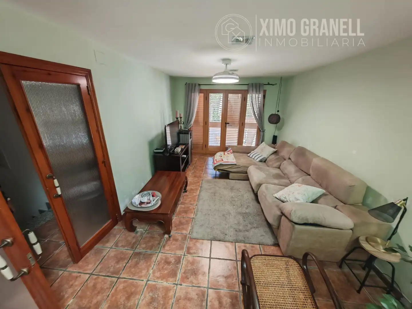 Sala d'estar de Casa o xalet en venda en Alfondeguilla amb Calefacció, Jardí privat i Terrassa