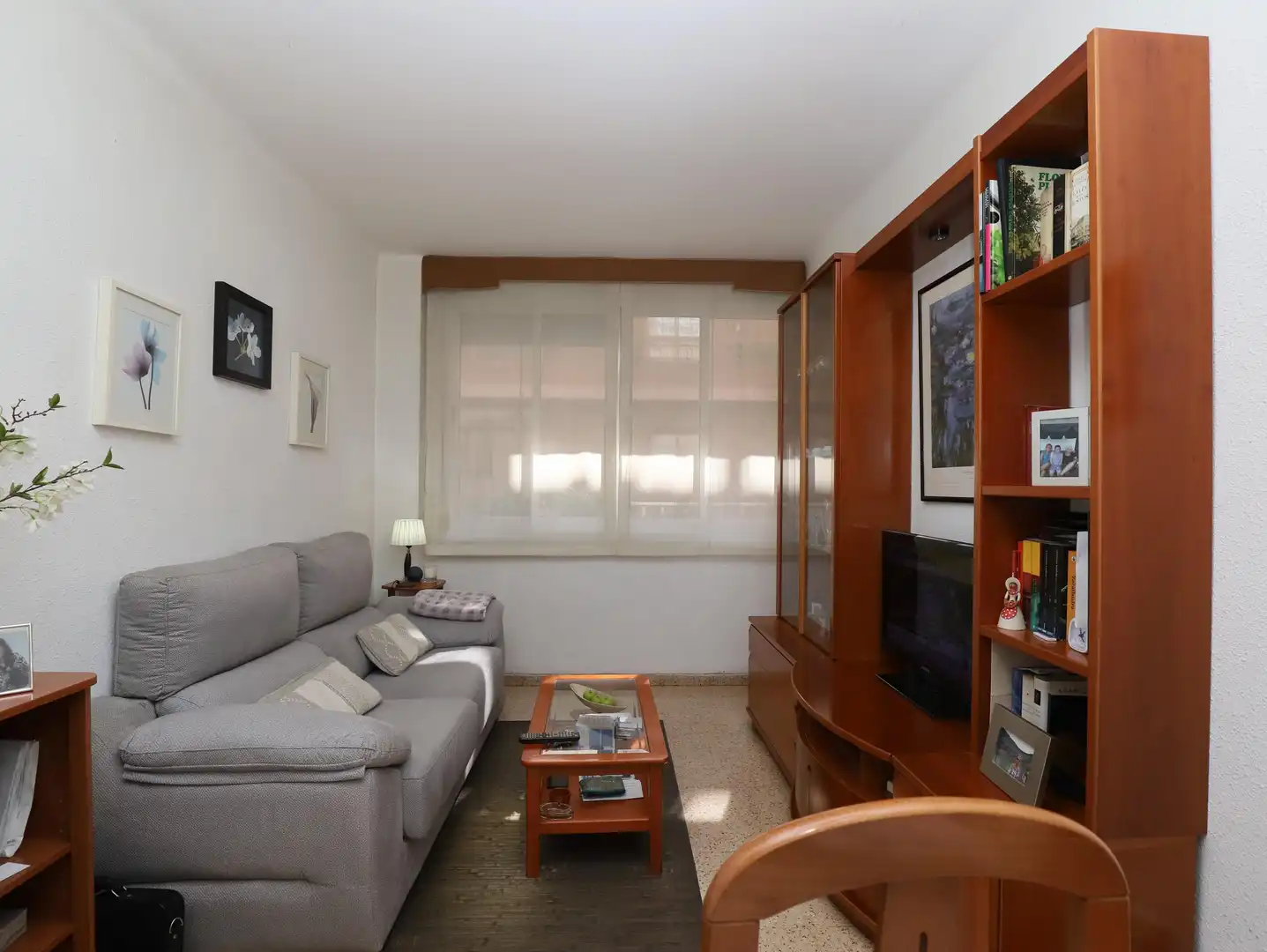 Sala d'estar de Pis en venda en Esplugues de Llobregat amb Aire condicionat