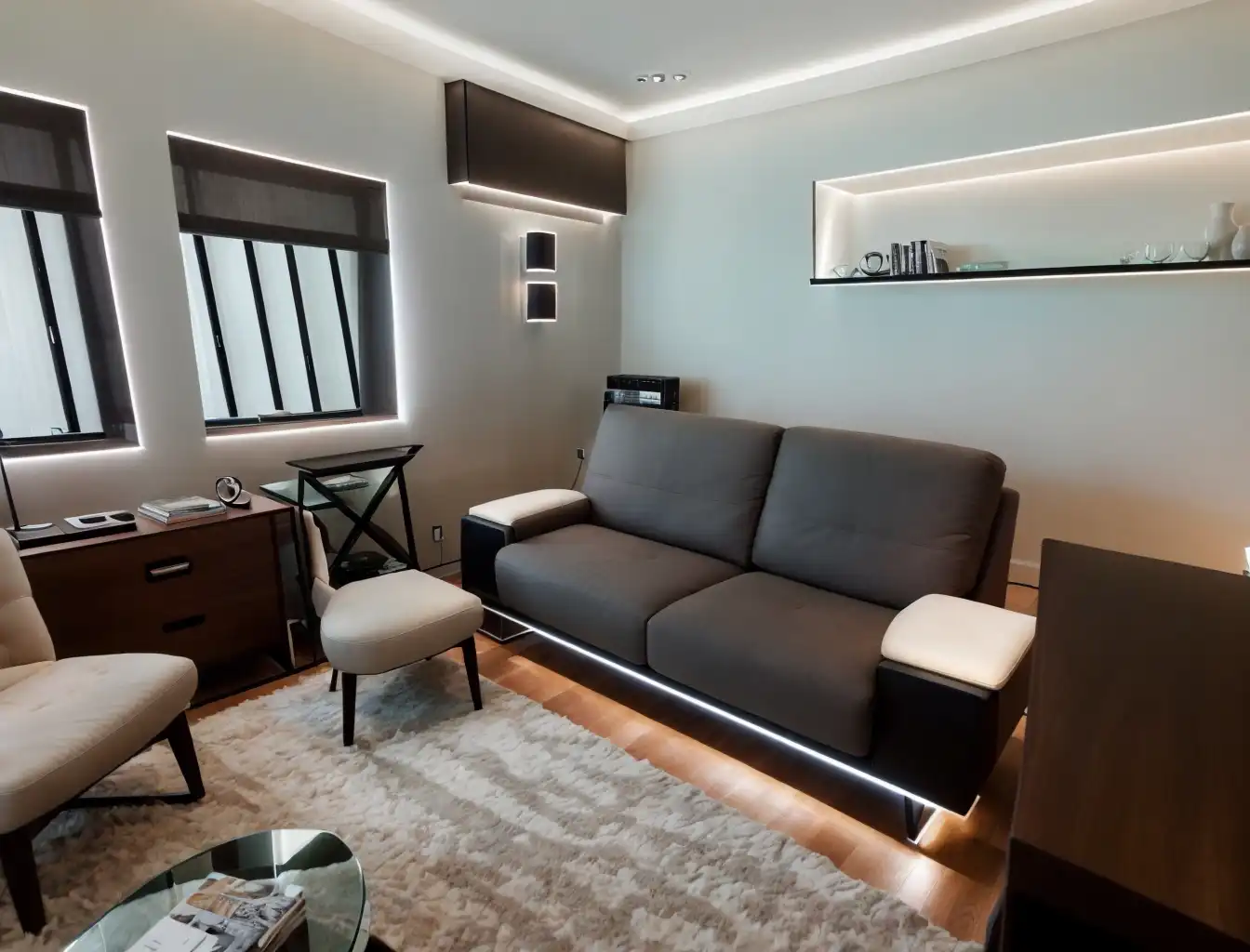 Wohnzimmer von Wohnung zum Verkauf in Madrid mit Klimaanlage, Heizung und Terrasse