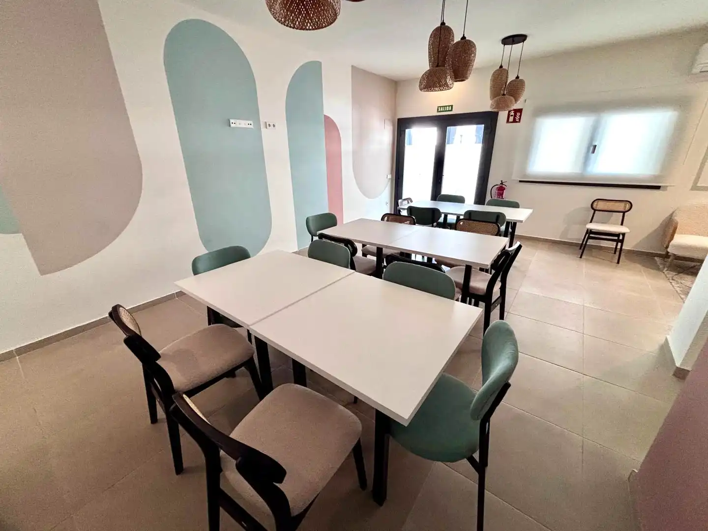 Dining room of Flat for sale in Gijón   with Heating, Private garden and Parquet flooring