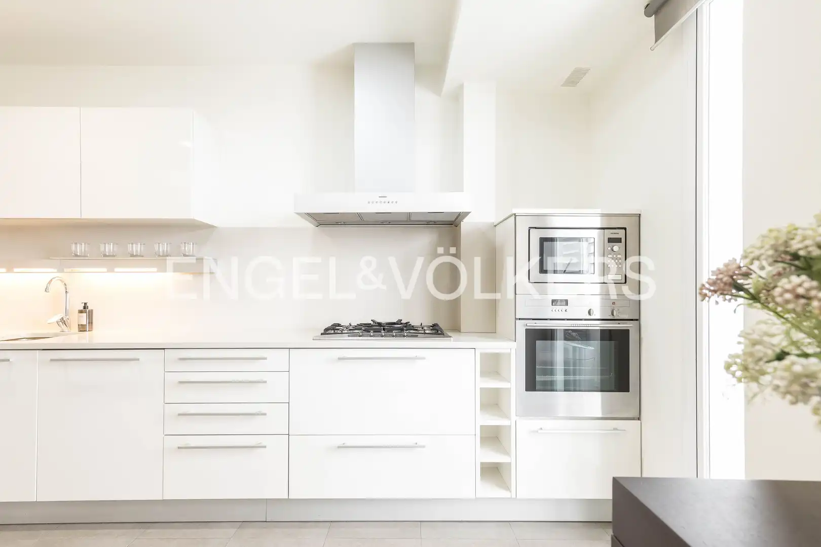 Kitchen of Flat for rent in Barcelona  with Air Conditioner, Heating and Parquet flooring