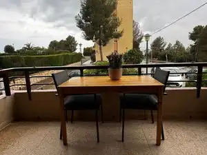 Terraza de Piso de alquiler en Altafulla con Amueblado, Horno y Microondas