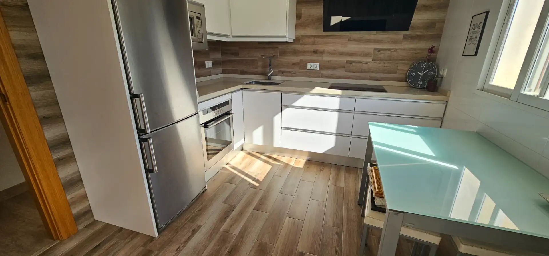 Cocina de Piso de alquiler en Maracena con Aire acondicionado, Amueblado y Balcón