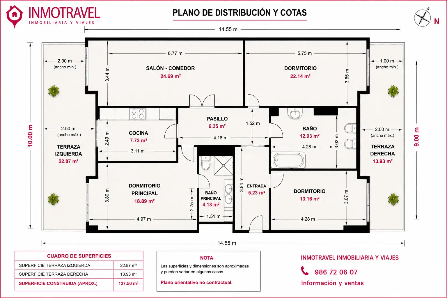 Ático en venta en Sanxenxo con Aire acondicionado, Calefacción y Terraza