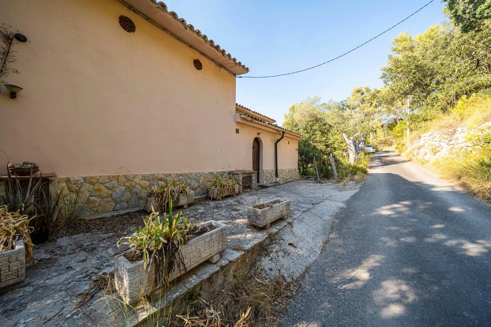 Vista exterior de Finca rústica en venta en Puigpunyent con Aire acondicionado, Calefacción y Jardín privado