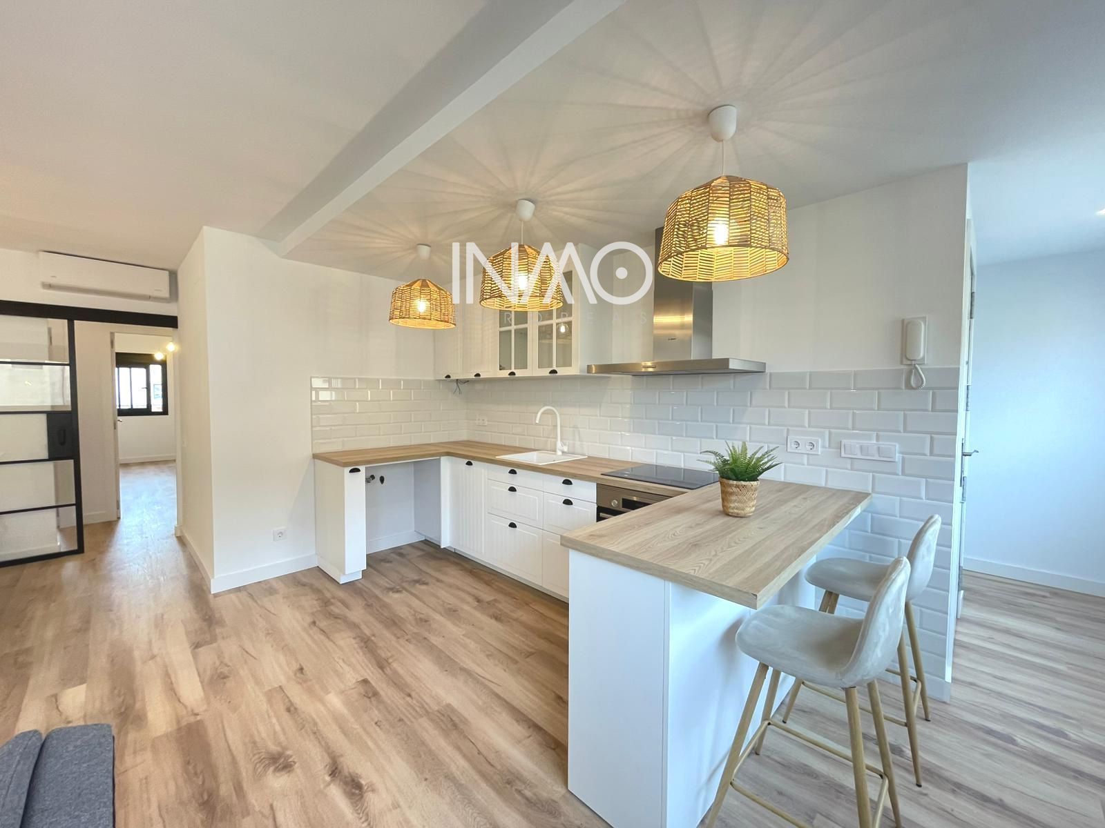 Küche von Wohnung zum verkauf in Rubí mit Klimaanlage und Abstellraum