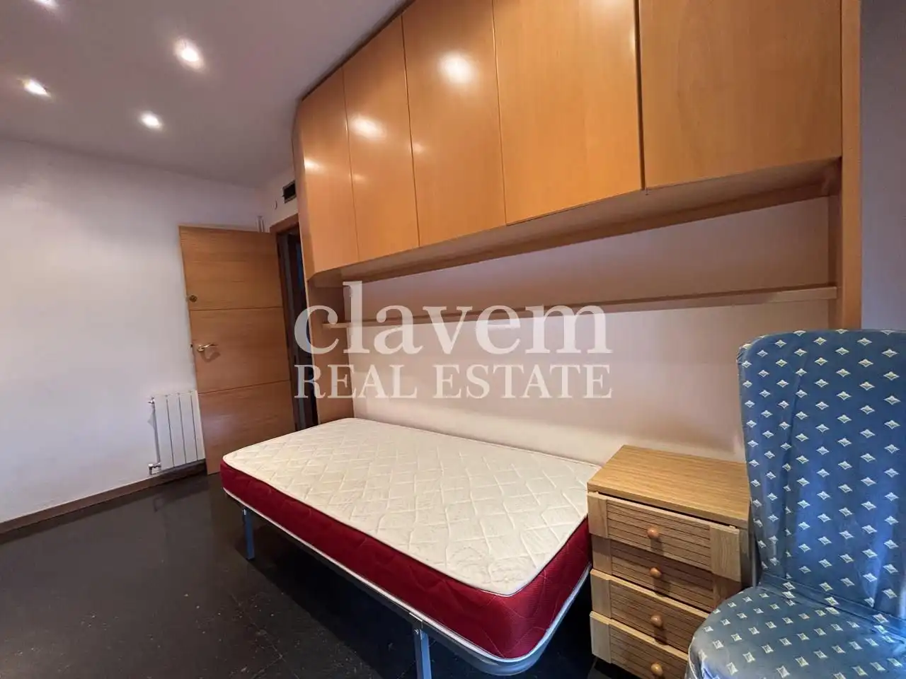 Bedroom of Flat for rent in Barcelona  with Heating, Furnished and Community pool