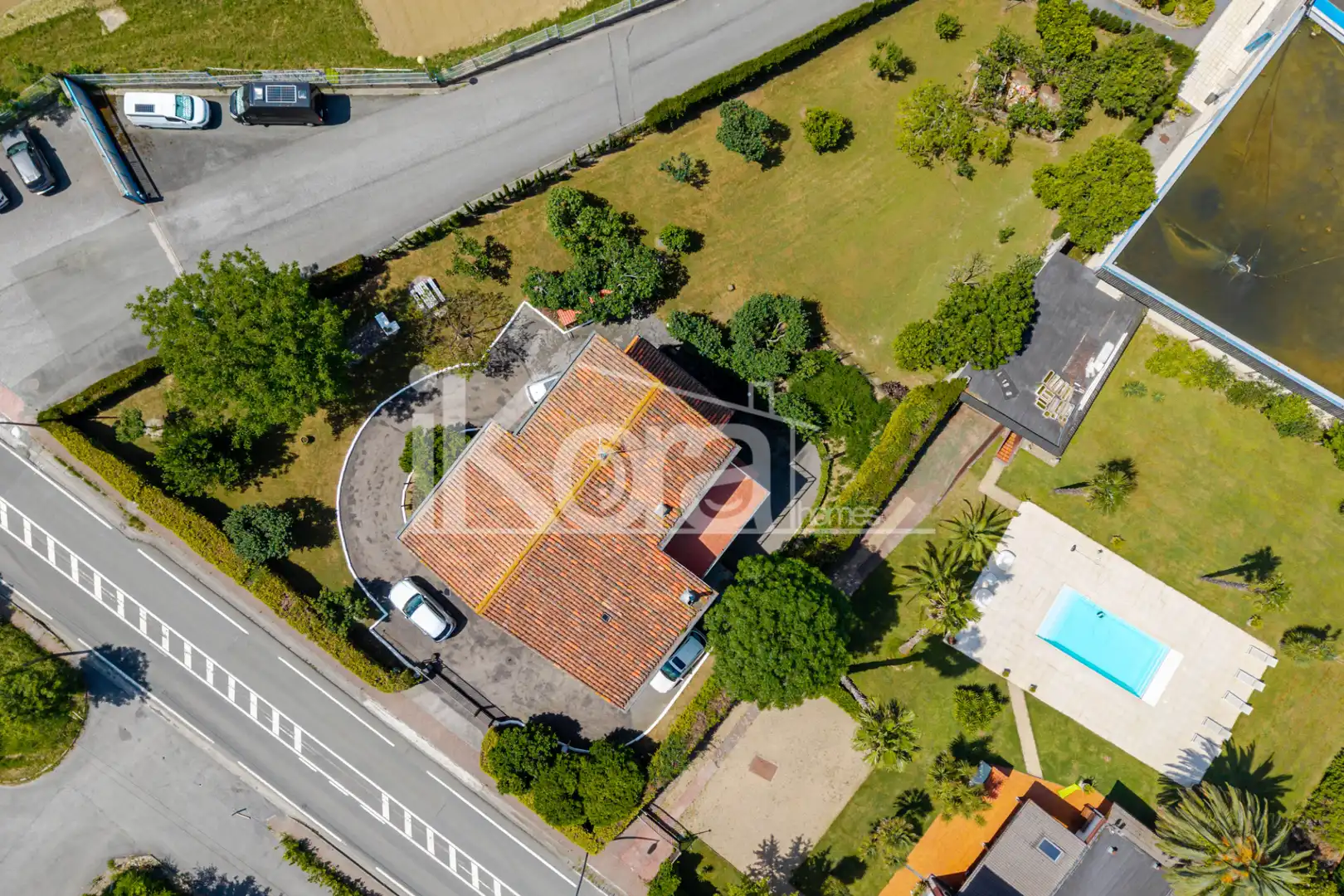 Vista exterior de Casa o chalet en venta en Usurbil con Jardín privado, Parquet y Terraza