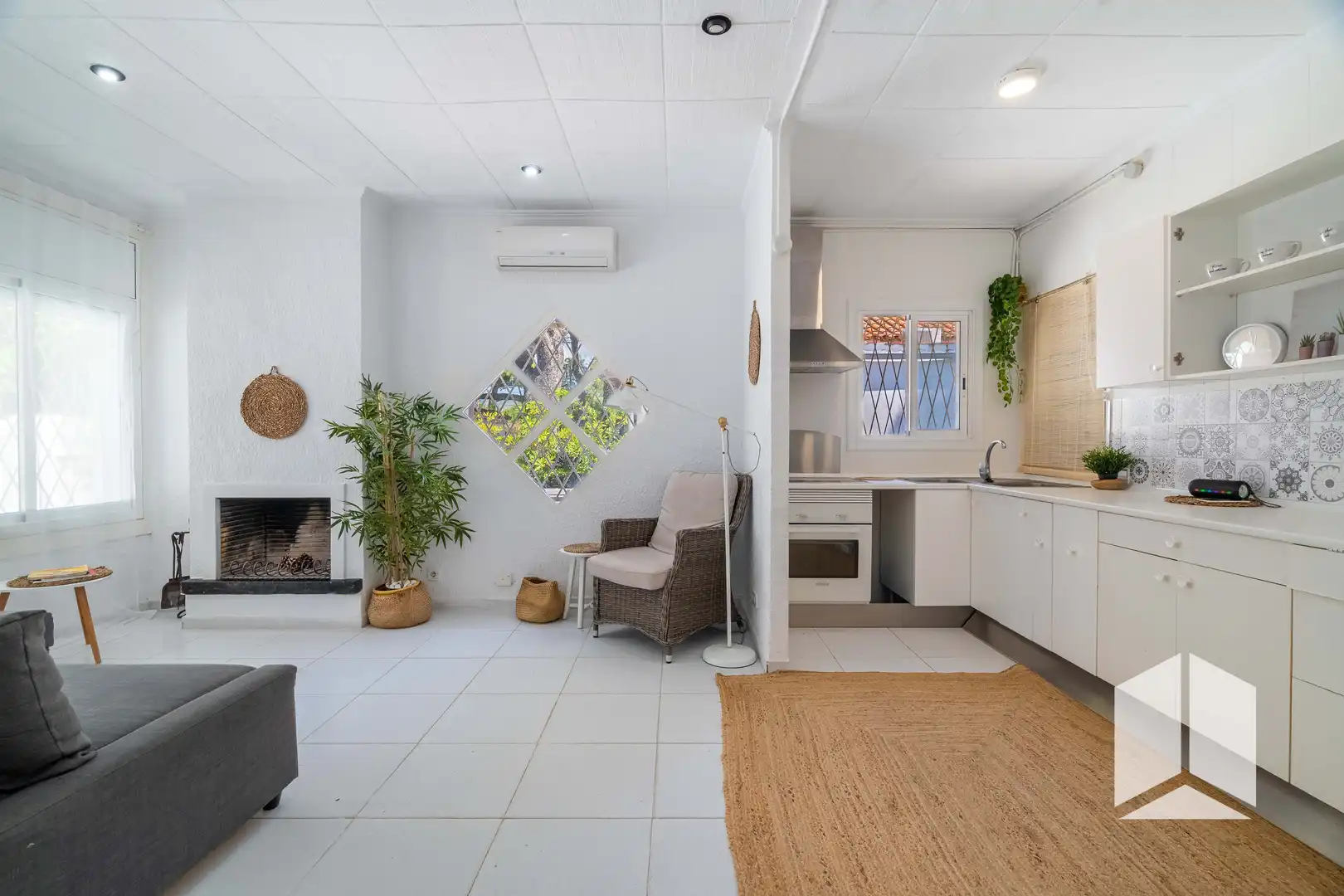 Cocina de Casa o chalet en venta en Castelldefels con Aire acondicionado, Terraza y Trastero