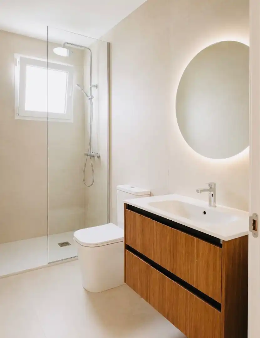 Bathroom of Flat for sale in Bellreguard  with Air Conditioner, Heating and Terrace