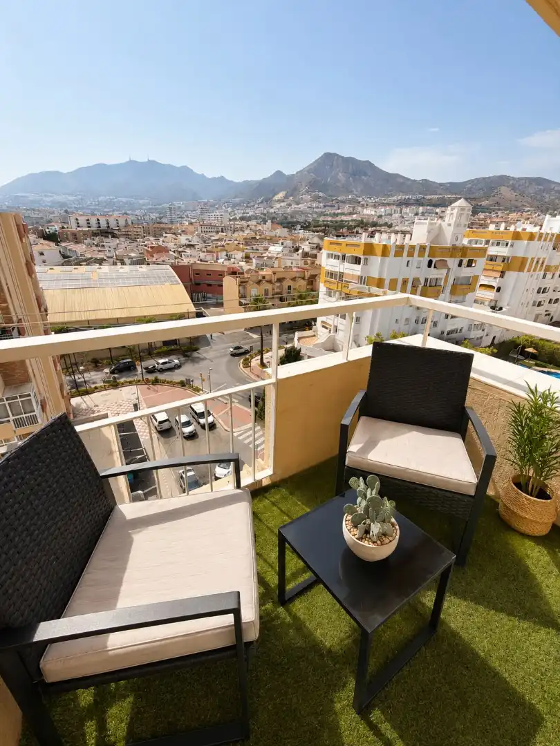 Balcony of Flat for sale in Benalmádena  with Terrace, Furnished and Washing machine