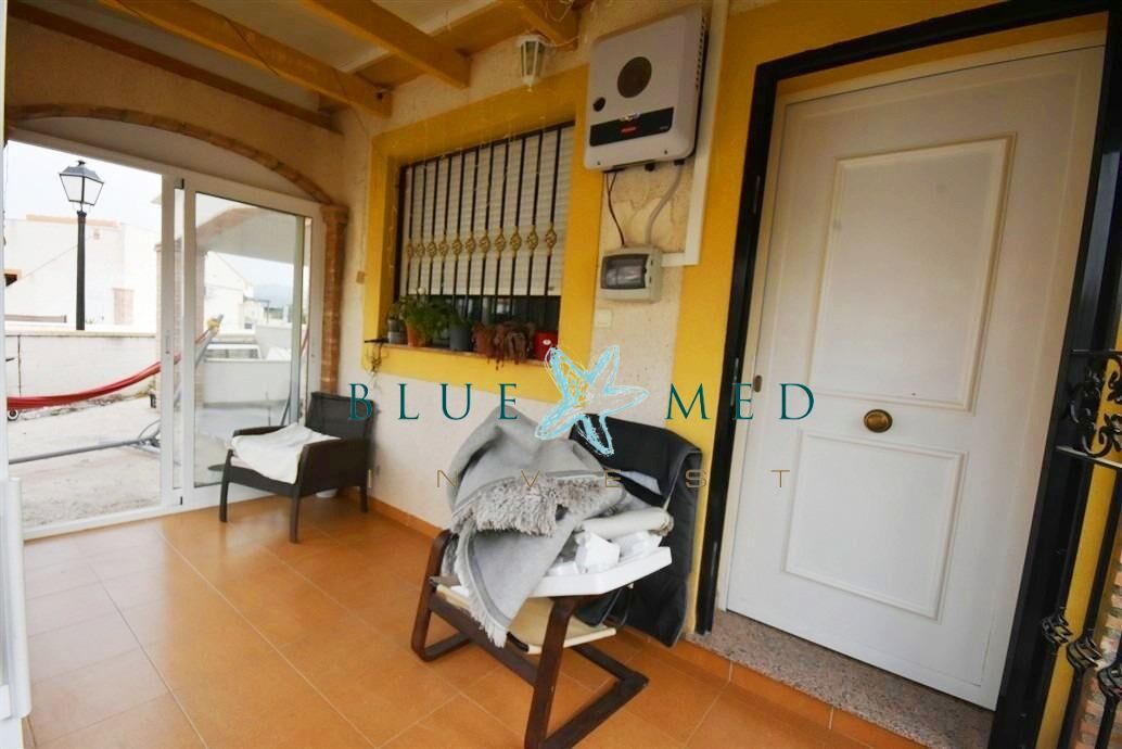 Terrassa de Casa o xalet en venda en Mazarrón amb Jardí privat i Piscina comunitària