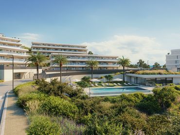 Apartament amb piscina en venda a Estepona Pueblo
