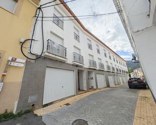 Exterior view of Single-family semi-detached for sale in Castell de Castells  with Heating, Terrace and Storage room