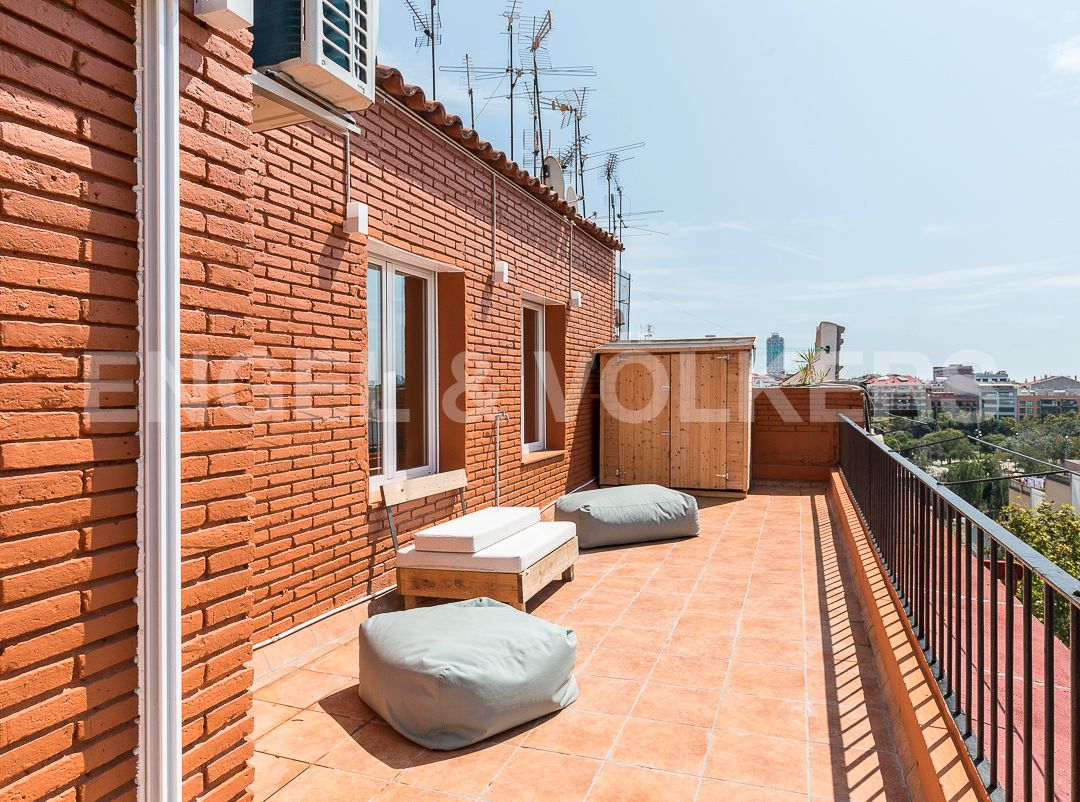 Terrassa de Àtic de lloguer en  Barcelona Capital amb Aire condicionat, Calefacció i Terrassa
