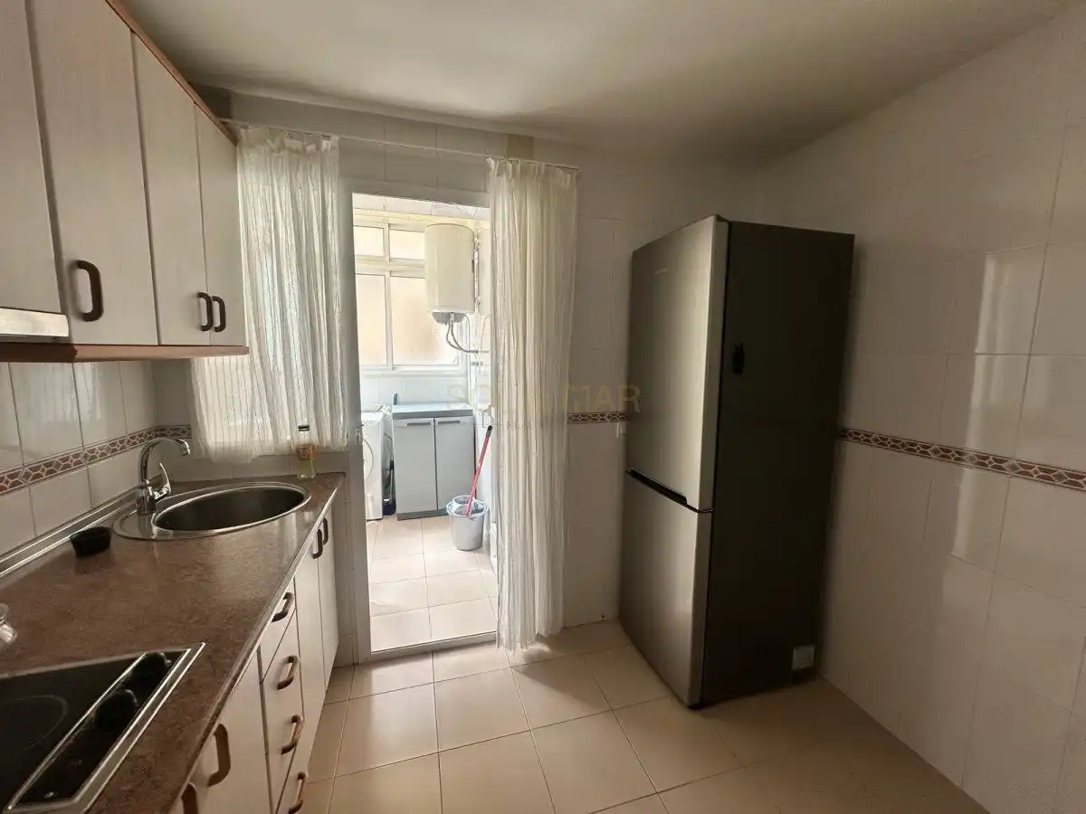 Küche von Wohnungen zur Miete in Torremolinos mit Klimaanlage und Terrasse