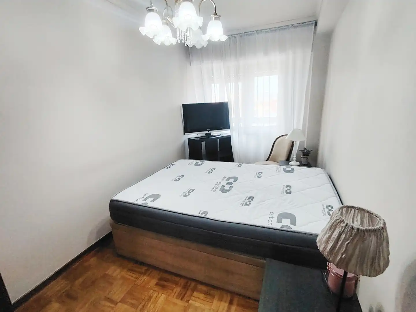Bedroom of Flat for sale in Gijón   with Heating, Parquet flooring and Storage room