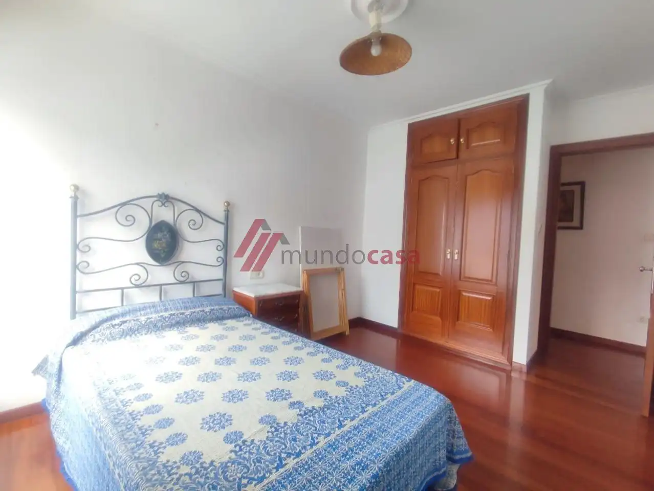 Schlafzimmer von Wohnung zur Miete in Ferrol mit Heizung, Parkett und Terrasse