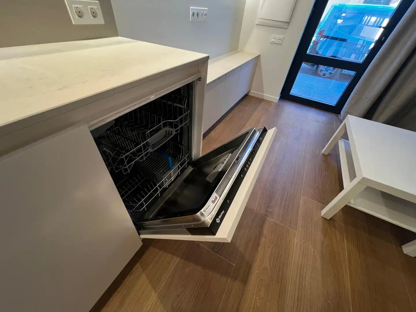 Küche von Loft zur Miete in Burgos mit Heizung und Möbliert