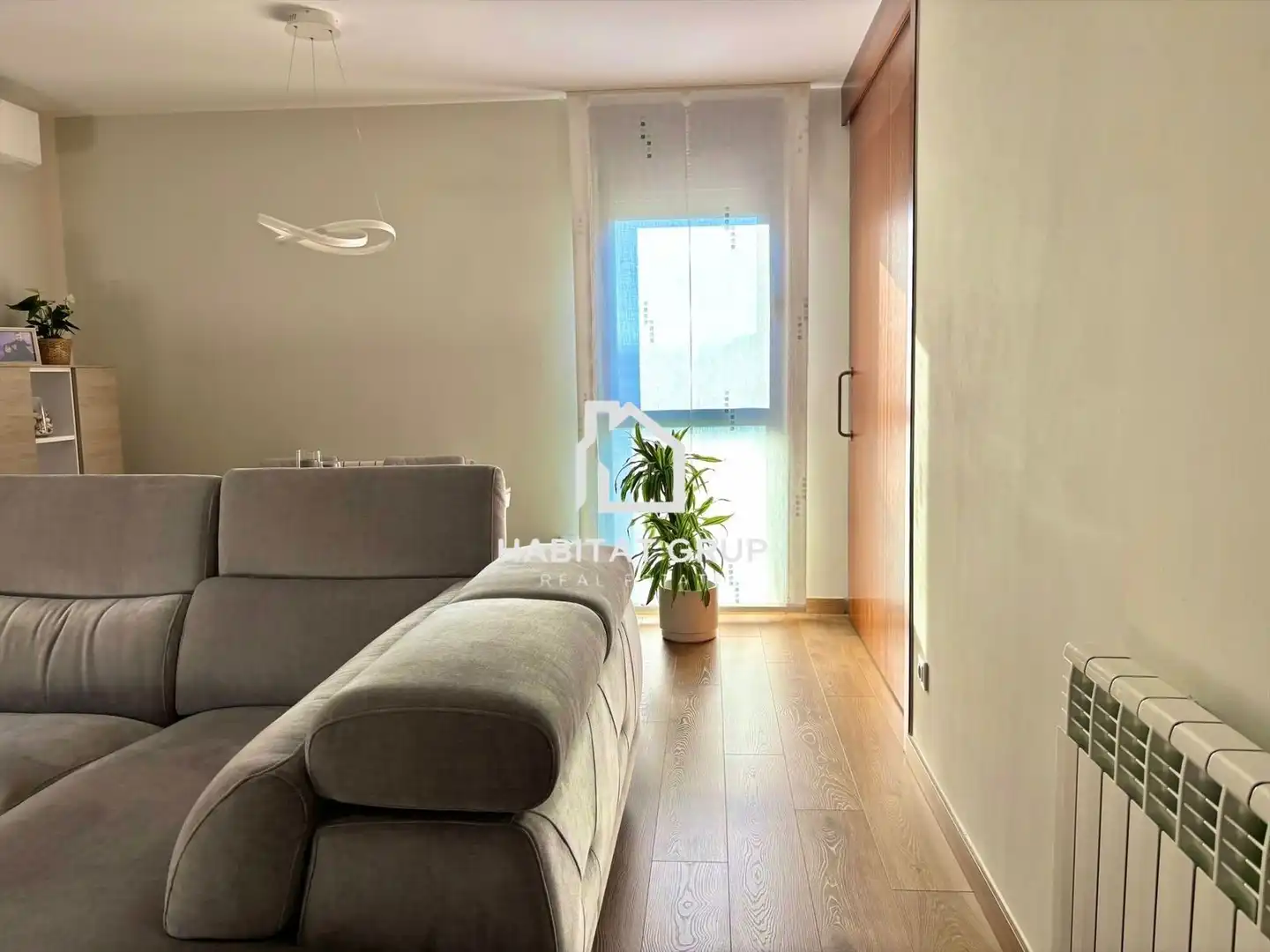 Living room of Flat for sale in Riudellots de la Selva  with Air Conditioner, Heating and Private garden