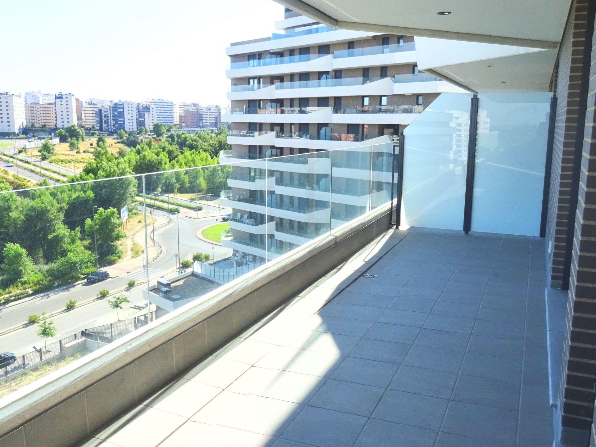 Terrace of Flat to rent in Tres Cantos  with Terrace, Storage room and Swimming Pool