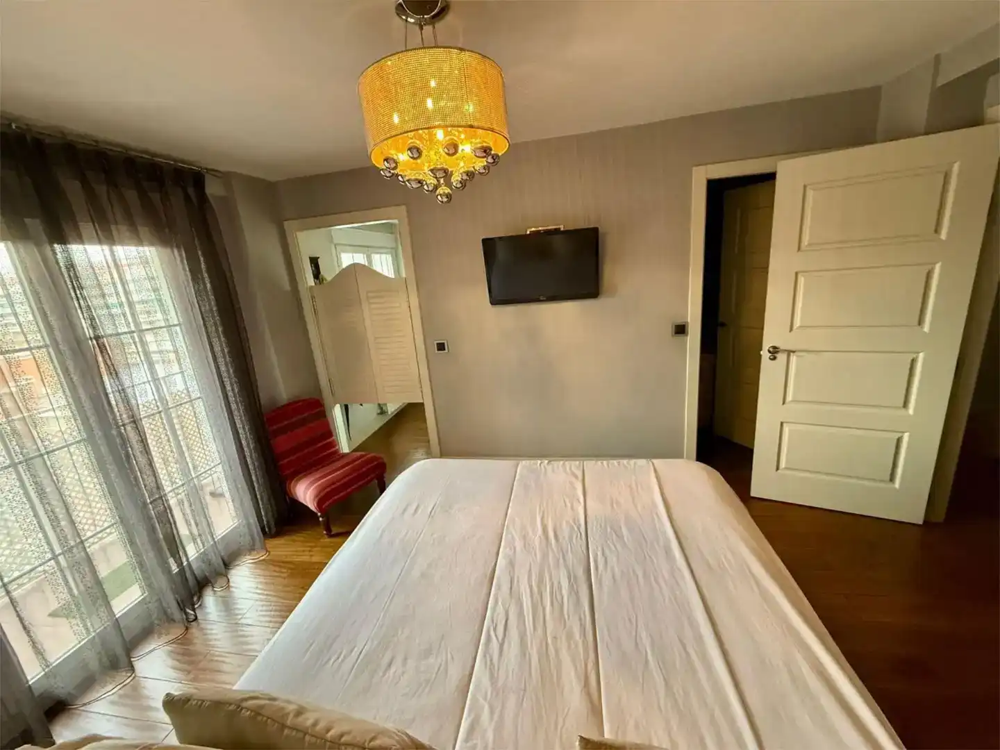 Bedroom of Flat for sale in Alcorcón  with Air Conditioner and Balcony