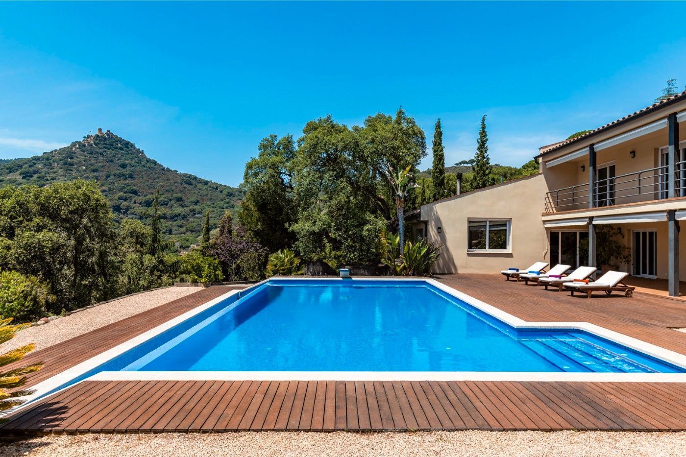 Swimming pool of House or chalet for sale in Cabrera de Mar  with Air Conditioner, Storage room and Swimming Pool