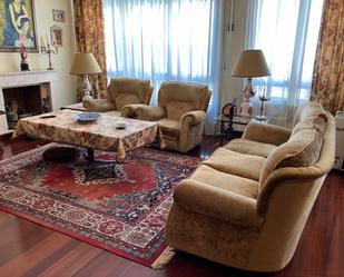 Living room of Flat for sale in Vigo   with Heating, Parquet flooring and Terrace