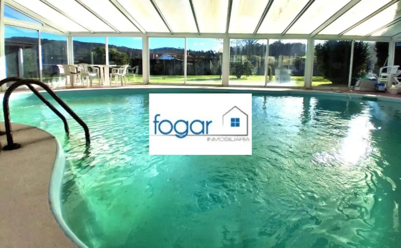 Swimming pool of Houses for sale in Abegondo  with Private garden, Storage room and Swimming Pool