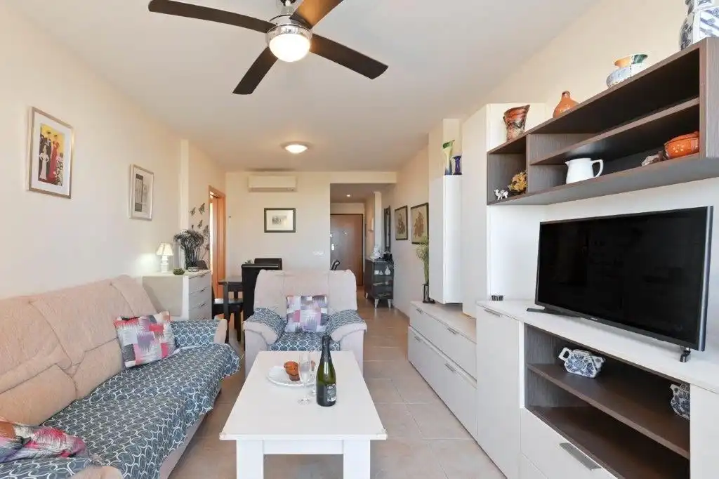 Living room of Apartments for sale in Dénia  with Air Conditioner, Terrace and Storage room