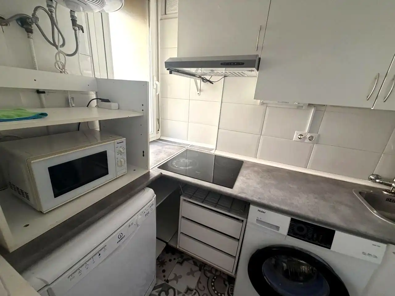Kitchen of Flat for rent in Madrid  with Air Conditioner, Heating and Furnished