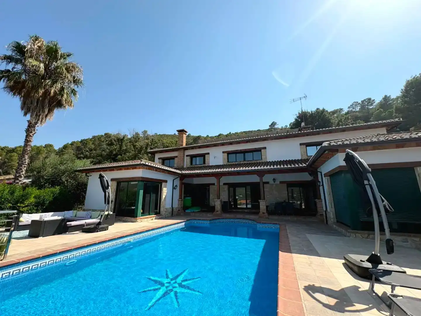 Vista exterior de Casa o chalet en venta en Carcaixent con Aire acondicionado, Jardín privado y Piscina