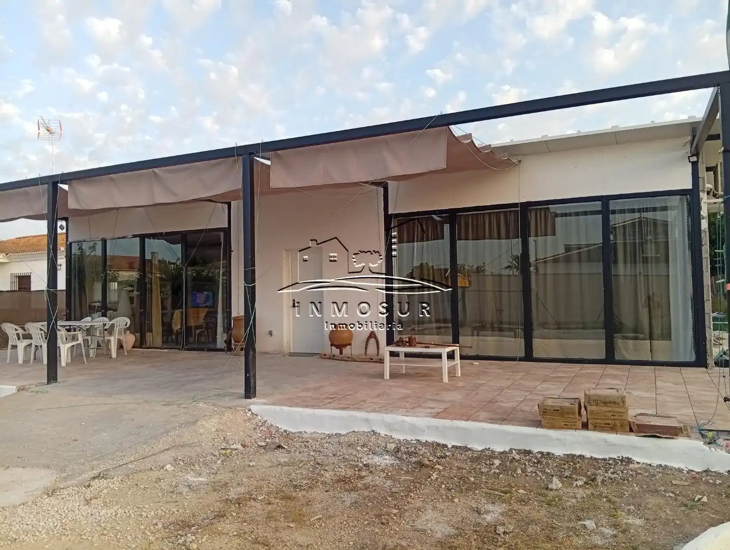 Terraza de Casa o chalet de alquiler en Lucena con Piscina y Amueblado