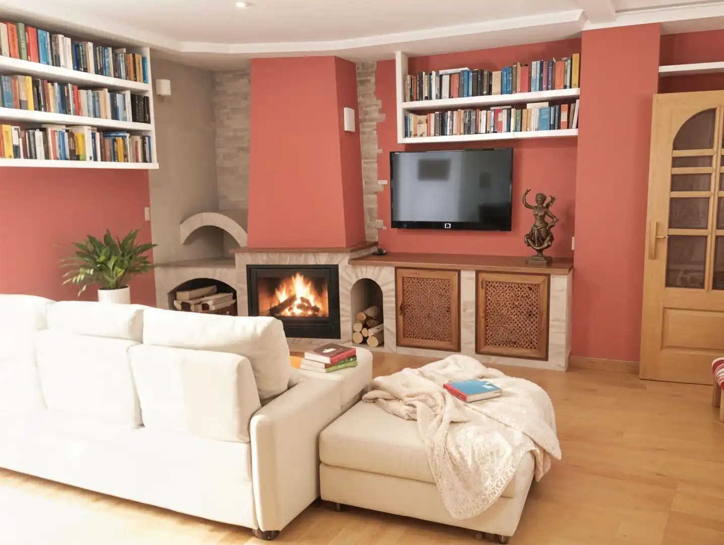 Living room of Attic for sale in Silla  with Air Conditioner, Heating and Parquet flooring