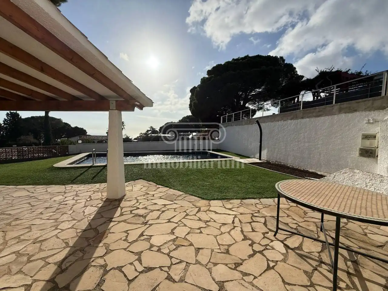 Vista exterior de Casa o xalet en venda en Lloret de Mar amb Calefacció, Jardí privat i Terrassa
