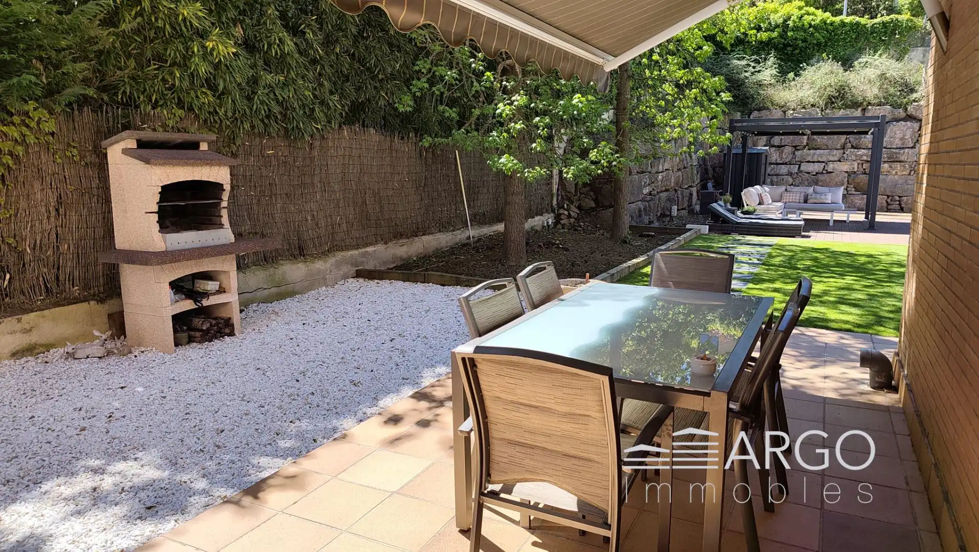 Terraza de Casa o chalet en venta en Vallromanes con Aire acondicionado, Calefacción y Jardín privado