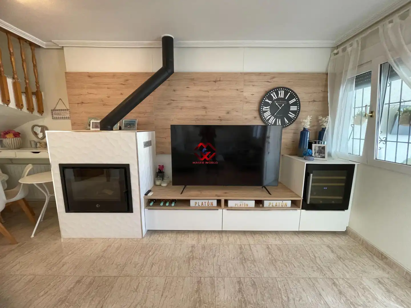 Sala d'estar de Casa adosada en venda en Pilar de la Horadada