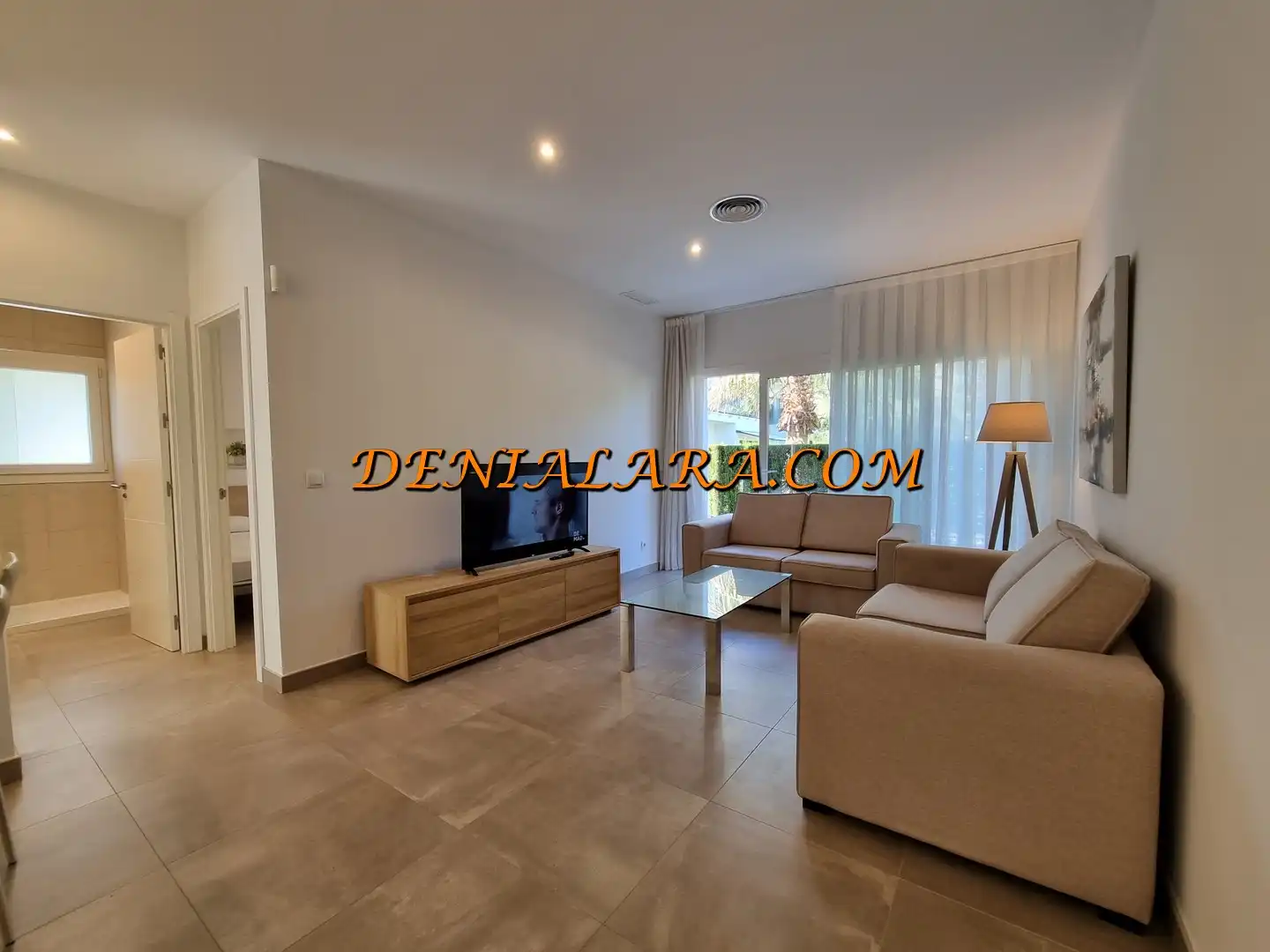 Sala de estar de Apartamento en venta en Oliva con Aire acondicionado, Jardín privado y Terraza