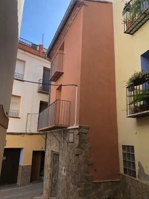 Vista exterior de Casa o xalet en venda en Caudiel amb Moblat i Balcó