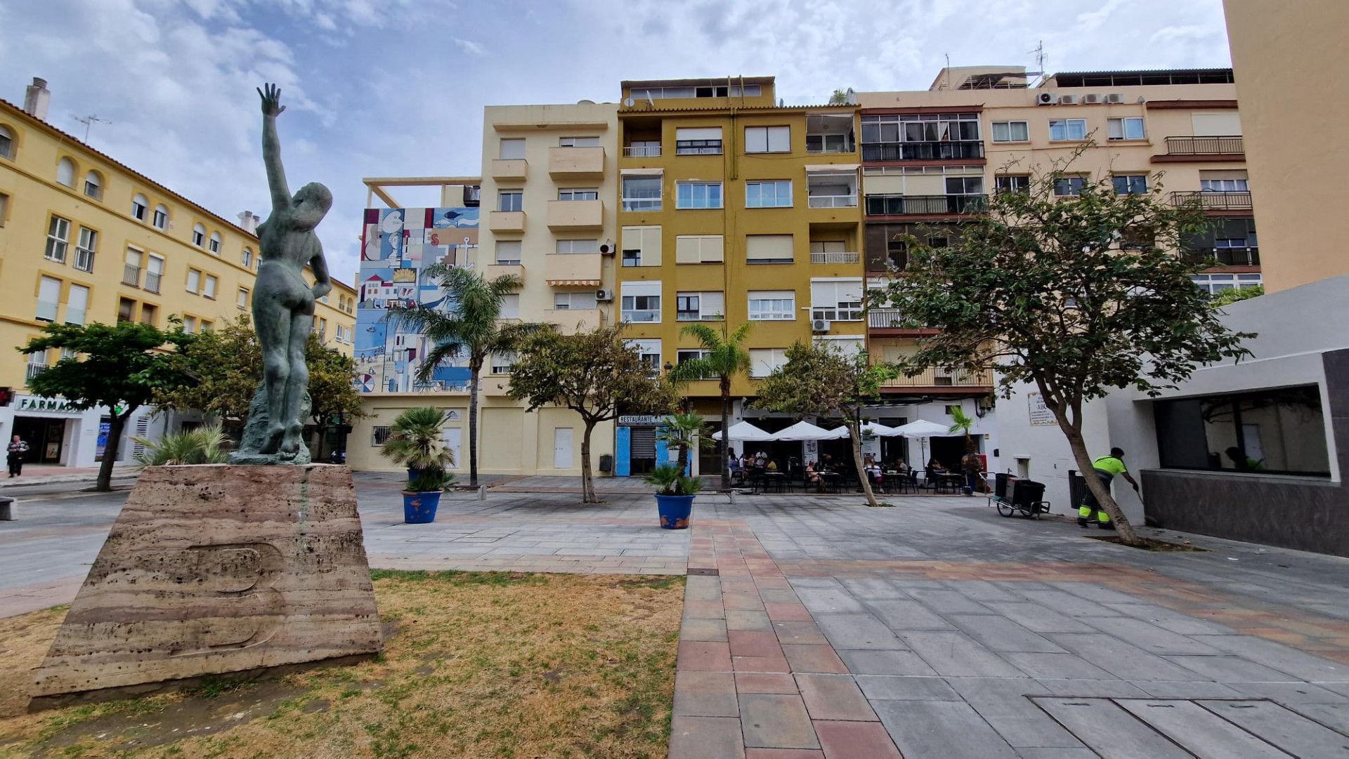 Vista exterior de Apartamento en venta en Estepona con Terraza