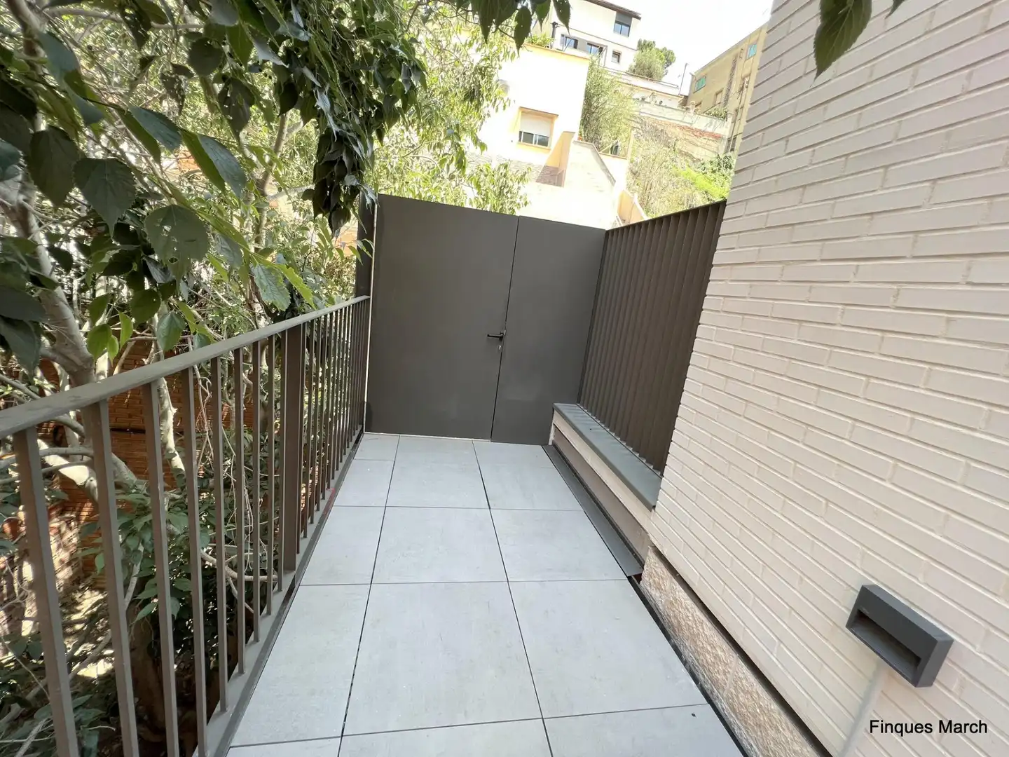 Terraza de Piso de alquiler en Barcelona con Aire acondicionado, Calefacción y Parquet