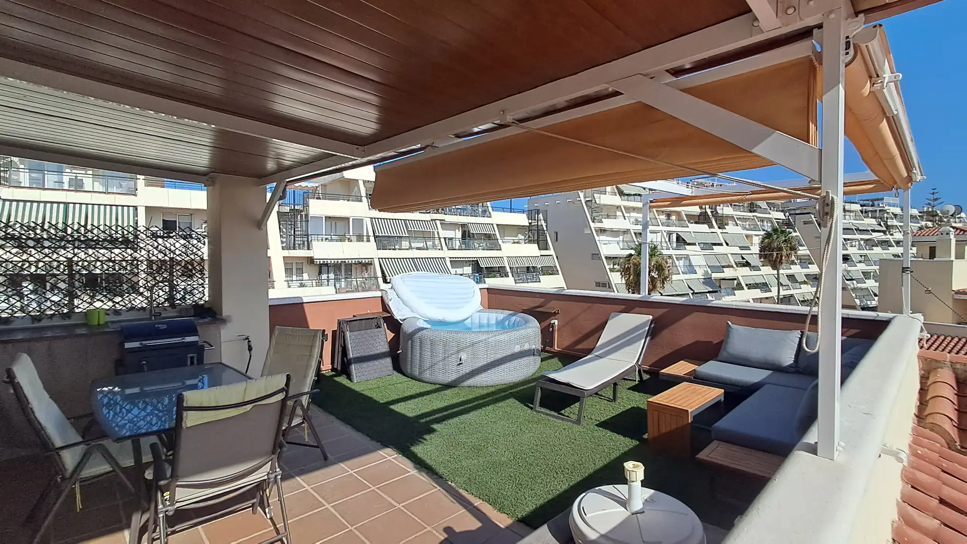 Terrassa de Dúplex en venda en Benalmádena amb Aire condicionat, Parquet i Terrassa