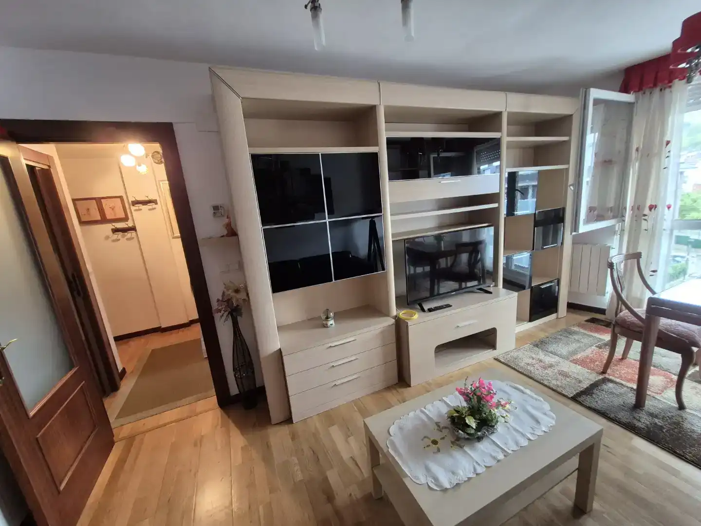 Sala de estar de Piso en venta en Piélagos con Parquet, Amueblado y Horno