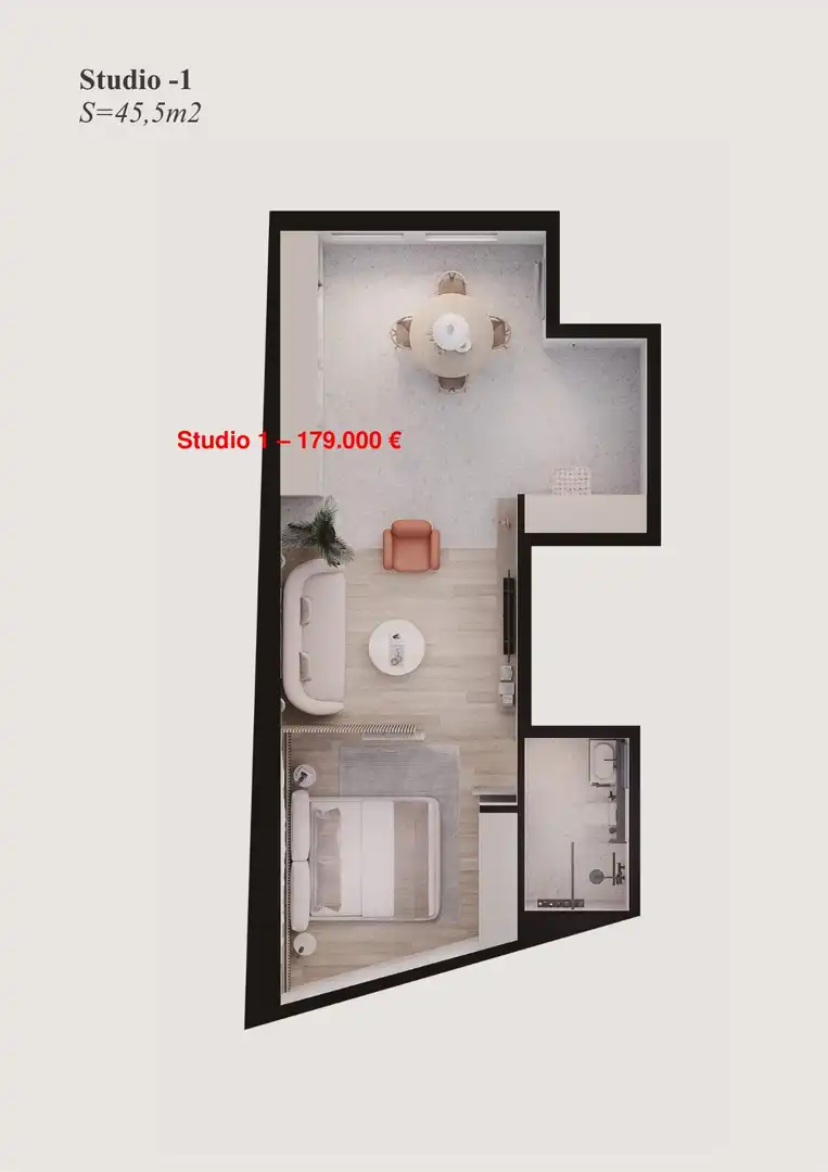 Habitación de Apartamento en venta en Benidorm con Amueblado