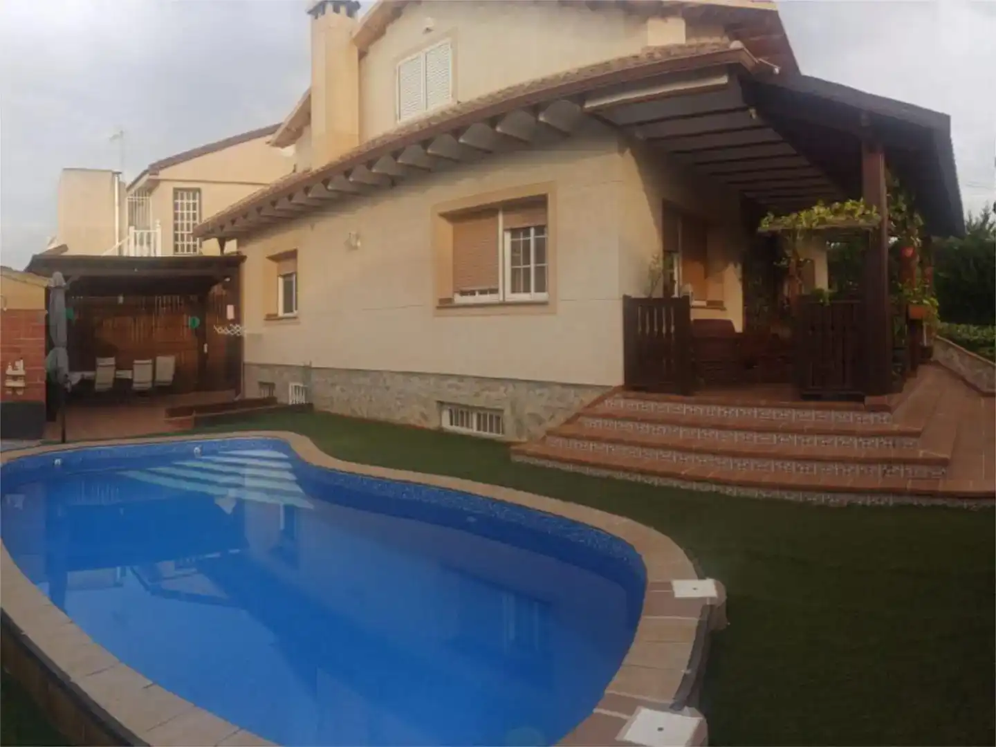 Swimming pool of Houses for sale in Santomera  with Air Conditioner, Swimming Pool and Balcony